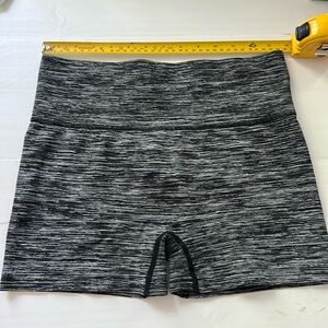Gray Black Stretchy Shorts